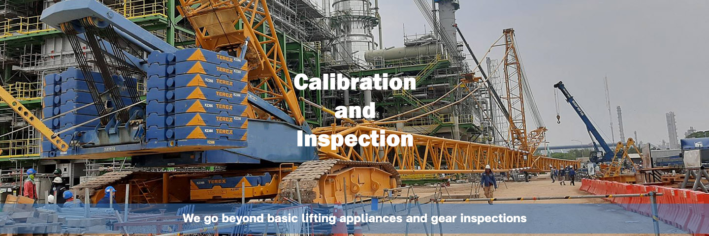 Crane And Equipment Calibration And Inspection Certificate Rayong